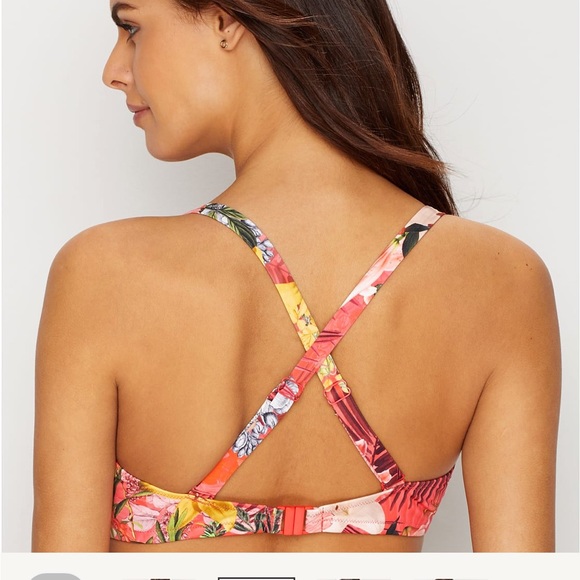 Fantasie Anguilla Underwire Plunge 32E Swim Top with Small Bottom NWOT - Picture 3 of 6